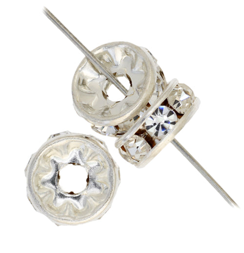 Preciosa Czech Rhinestone Rondelle 7-8mm 