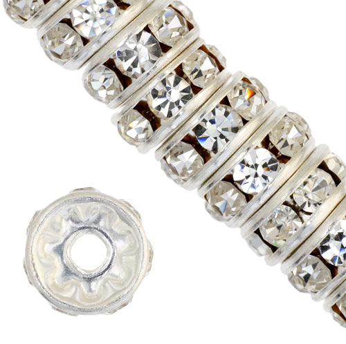 Preciosa Czech Rhinestone Rondelle 7-8mm 