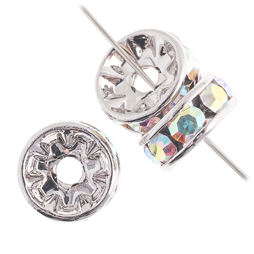 Preciosa Czech Rhinestone Rondelle 4-6mm 