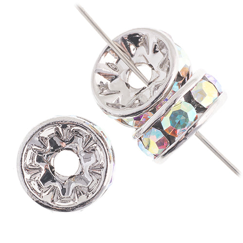 Preciosa Czech Rhinestone Rondelle 4-6mm 