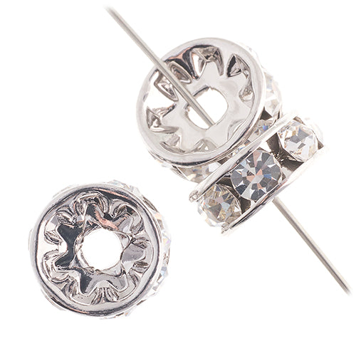 Preciosa Czech Rhinestone Rondelle 7-8mm 