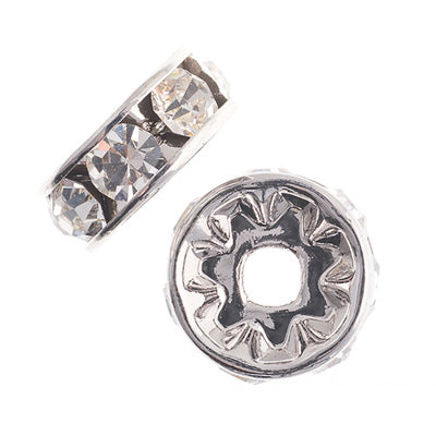 Preciosa Czech Rhinestone Rondelle 7-8mm - Cosplay Supplies Inc