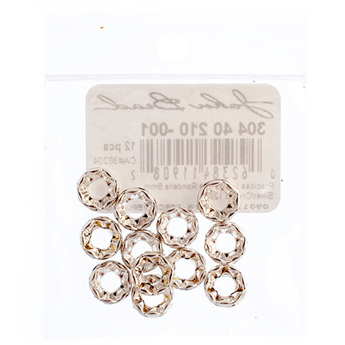 Preciosa Large Hole Crystal Rondelle