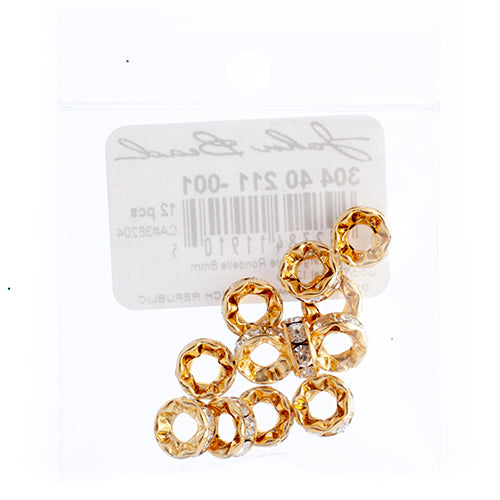 Preciosa Large Hole Crystal Rondelle