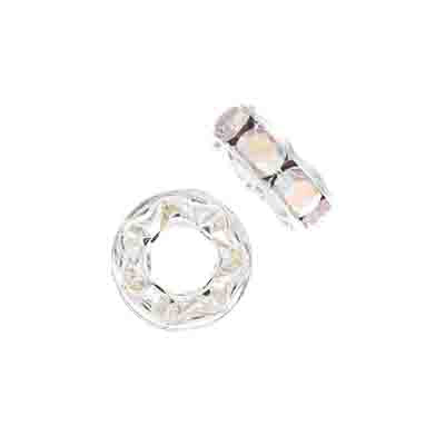 Preciosa Large Hole Crystal Rondelle - 5pcs