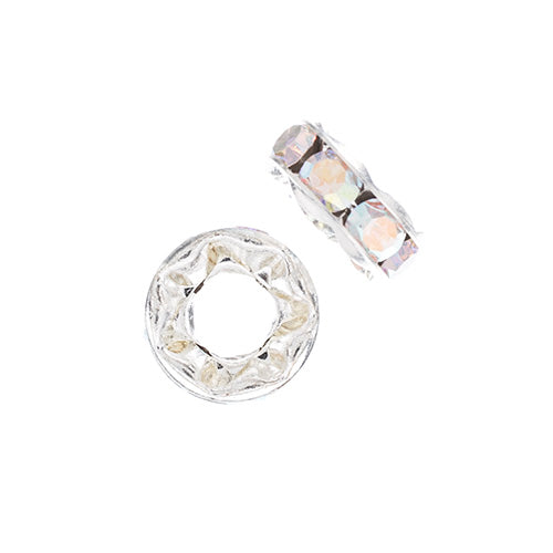 Preciosa Large Hole Crystal Rondelle - 5pcs