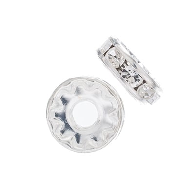 Preciosa Large Hole Crystal Rondelle - 5pcs