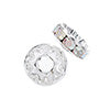 Preciosa Large Hole Crystal Rondelle - 5pcs