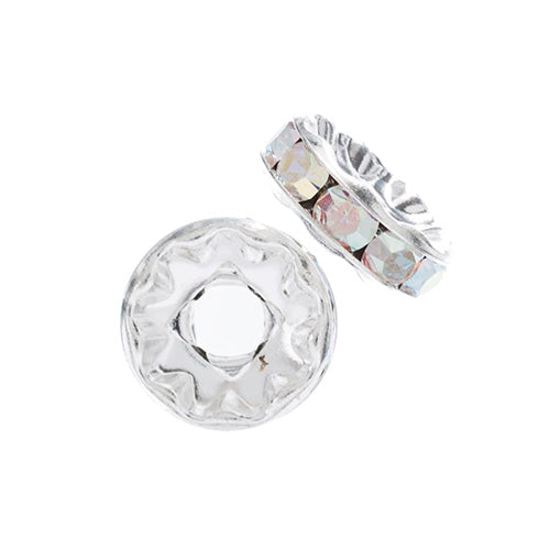 Preciosa Large Hole Crystal Rondelle - 5pcs