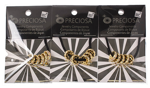 Preciosa Large Hole Crystal Rondelle - 5pcs