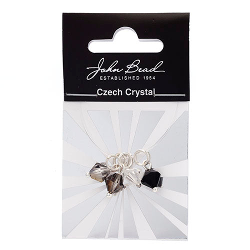 Czech Bicone Charms 8mm (4pcs) 