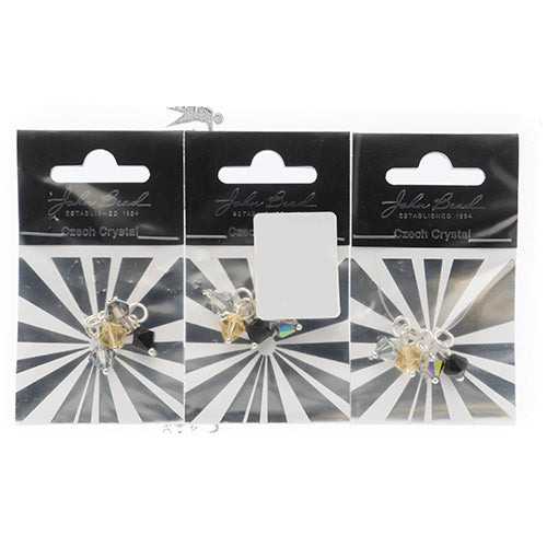 Czech Bicone Charms 8mm (4pcs) 