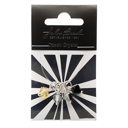 Czech Bicone Charms 8mm (4pcs) 