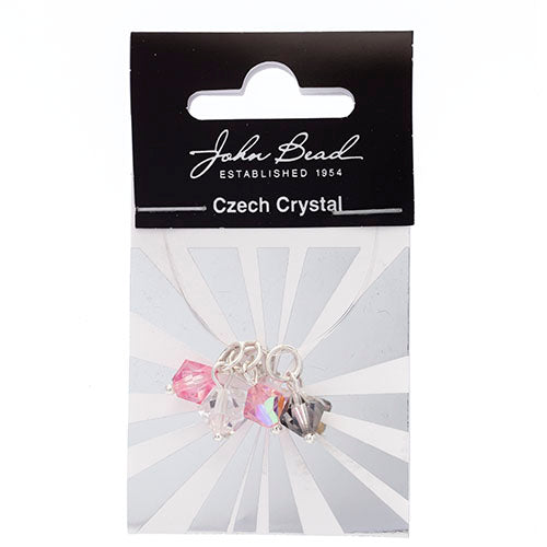 Czech Bicone Charms 8mm (4pcs) 