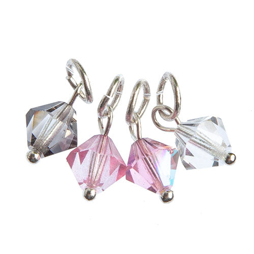 Czech Bicone Charms 8mm (4pcs)