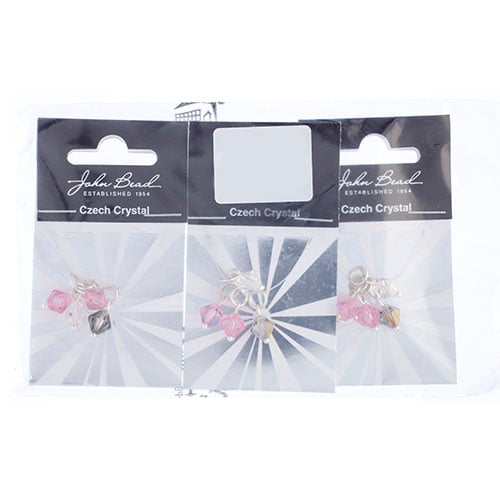 Czech Bicone Charms 8mm (4pcs) 