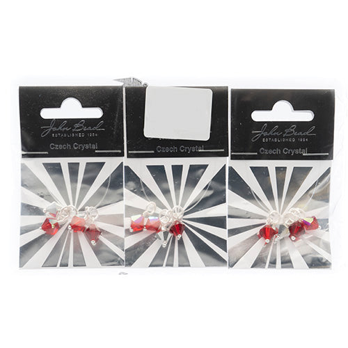 Czech Bicone Charms 8mm (4pcs) 