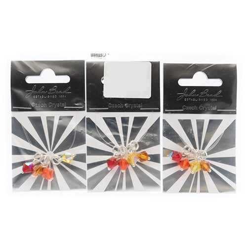 Czech Bicone Charms 8mm (4pcs) 