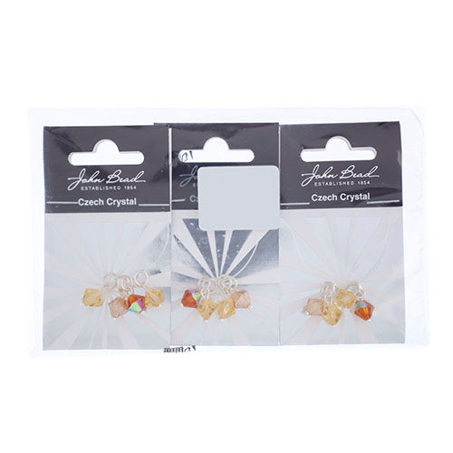 Czech Bicone Charms 8mm (4pcs) 