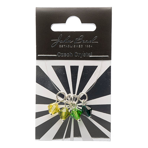 Czech Bicone Charms 8mm (4pcs) 