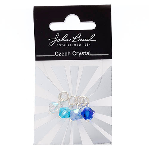 Czech Bicone Charms 8mm (4pcs) 