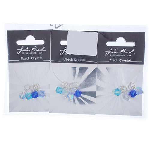 Czech Bicone Charms 8mm (4pcs) 