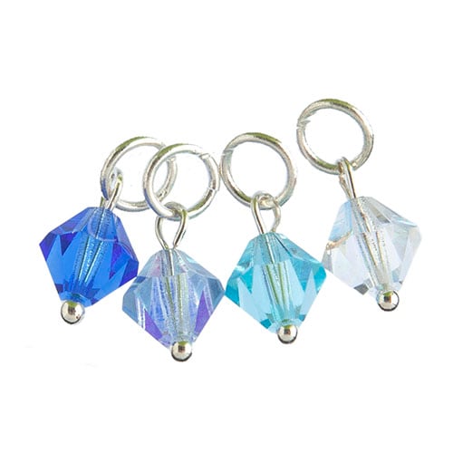 Czech Bicone Charms 8mm (4pcs)