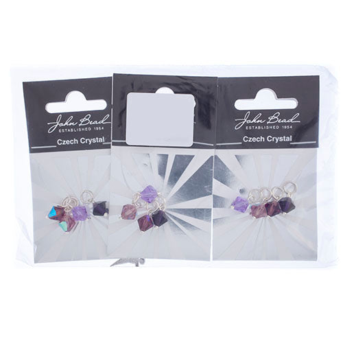 Czech Bicone Charms 8mm (4pcs) 