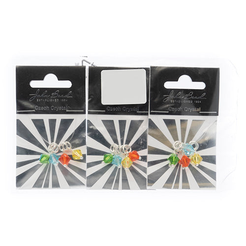 Czech Bicone Charms 8mm (4pcs) 