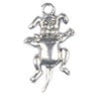 Pendant - Moving Dog Antique Silver Lead Free