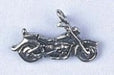 Pendant - Motor Bike Antique Silver Lead Free