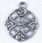 Pendant - Celtic Cross In Circle Antique Silver Lead Free