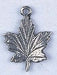 Pendant - Maple Leaf Antique Silver Lead Free
