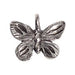 Pendant - Butterfly 12x15x3mm Antique Silver Lead Free