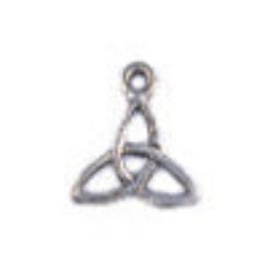 Pendant - Small Celtic Triangle Antique Silver Lead Free