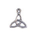 Pendant - Small Celtic Triangle Antique Silver Lead Free