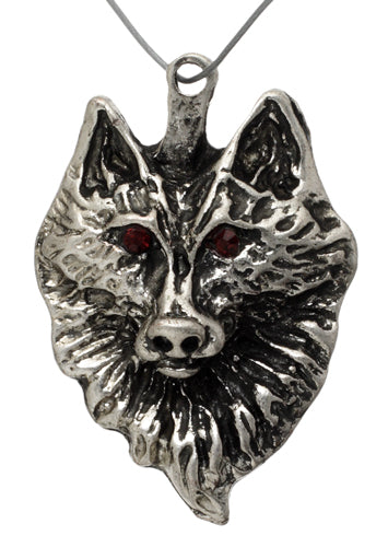 Pendant Wolf 35x24mm Antique Silver Lead Free / Nickel Free