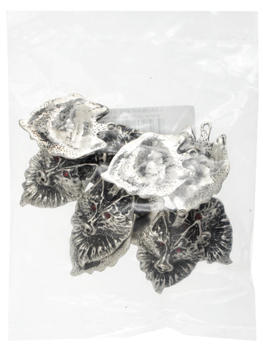 Pendant Wolf 35x24mm Antique Silver Lead Free / Nickel Free