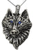 Pendant Wolf 35x24mm Antique Silver Lead Free / Nickel Free
