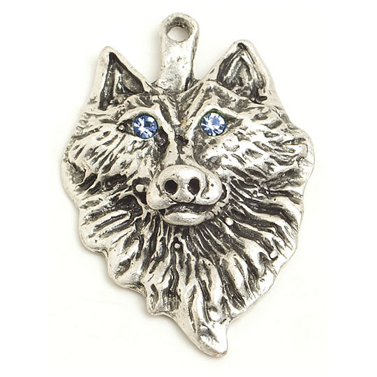 Pendant Wolf 35x24mm Antique Silver Lead Free / Nickel Free