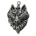 Pendant Wolf 35x24mm Antique Silver Lead Free / Nickel Free - Cosplay Supplies Inc
