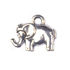 Pendant - Elephant/Moving Trunk Antique Silver Lead Free
