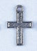 Pendant - Etched Cross 18x13mm Antique Silver Lead Free / Nickel Free