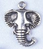 Pendant - Elephant Antique Silver Lead Free / Nickel Free