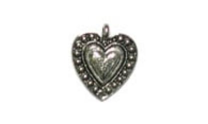 Pendant - Heart Antique Pewter Lead Free