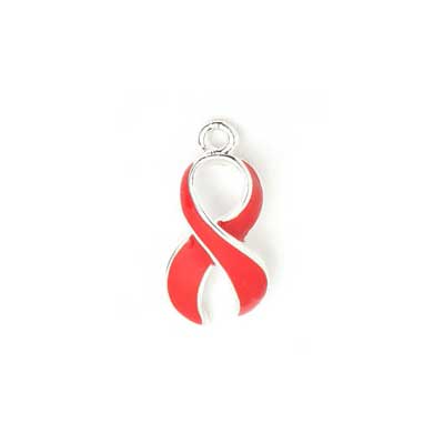 Pendant - Awareness Ribbon Curved 23mm - Cosplay Supplies Inc