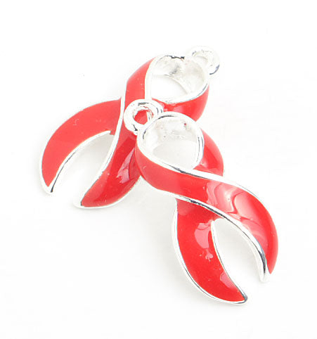 Pendant - Awareness Ribbon Curved 23mm 