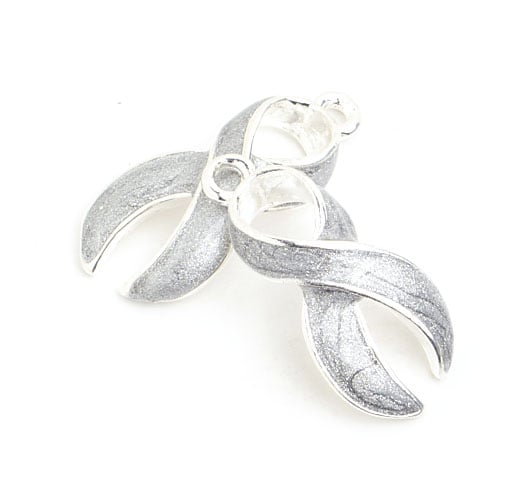 Pendant - Awareness Ribbon Curved 23mm 