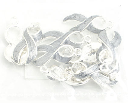 Pendant - Awareness Ribbon Curved 23mm 