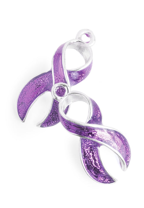 Pendant - Awareness Ribbon Curved 23mm 